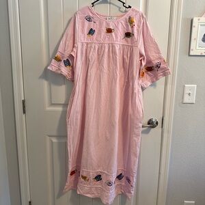 Vintage The Quaker Factory Women’s Teacup Embroidered Nightgown